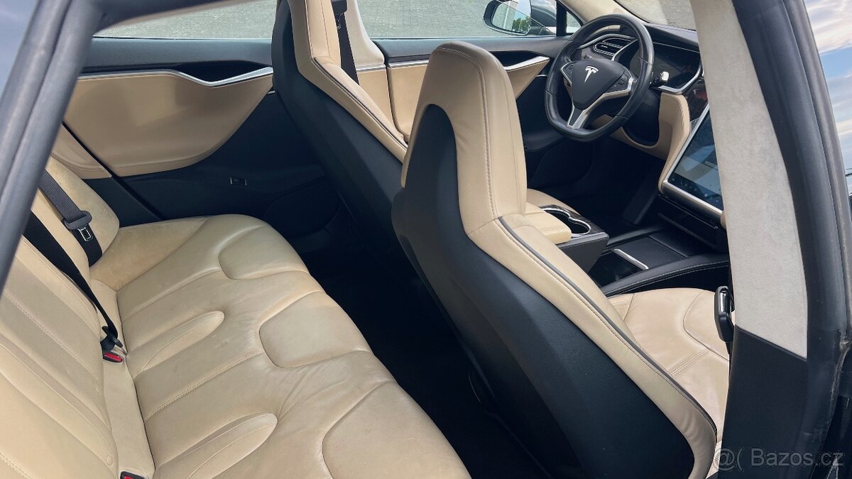Tesla S Performance P85 Signature 89%SOH Pano Kủze Alcantara - 12