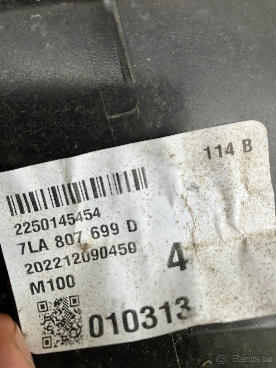 maska držák vw t6.1 Mřížka předního nárazníku - 12