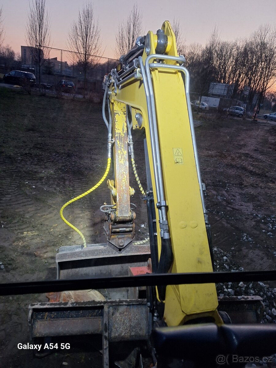 Výkopové práce minibagrem Yanmar, přeprava vozíkem 3t - 12