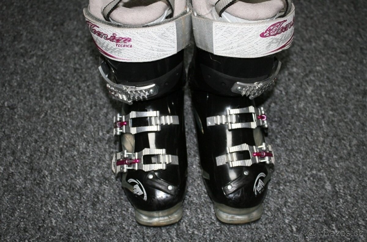 dívčí lyže Dynamic Elve 130 cm , lyžaky Rossignol - 12