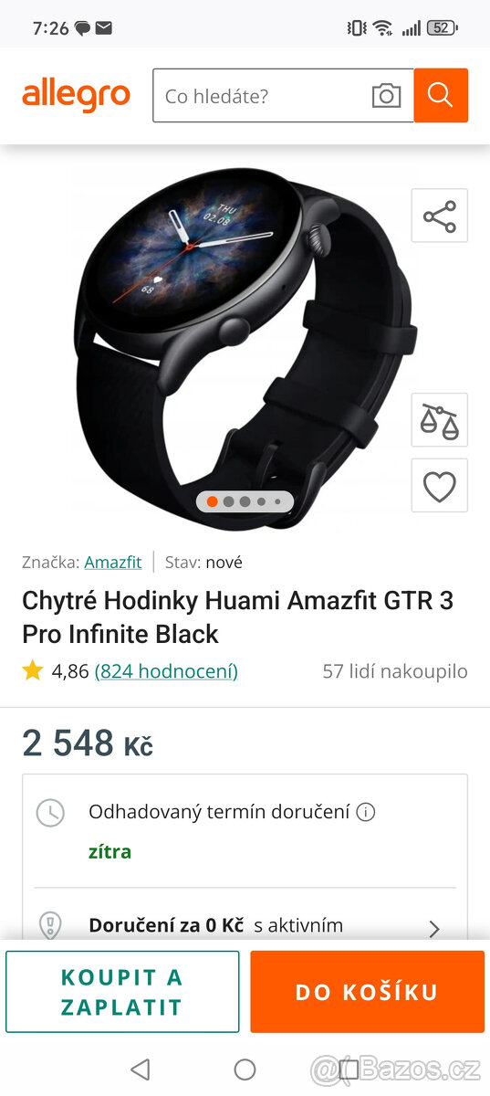 Amazfit GTR 3 Pro Black hodinky - 12