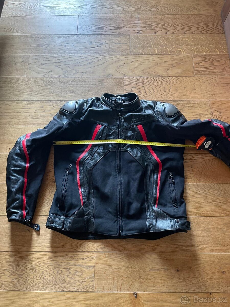 Kombinéza na motorku Dainese Ducati + letní kožená bunda - 12