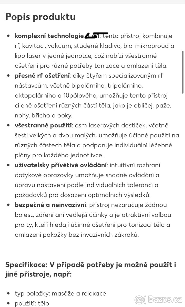 Masážní kavitační stroj - 12