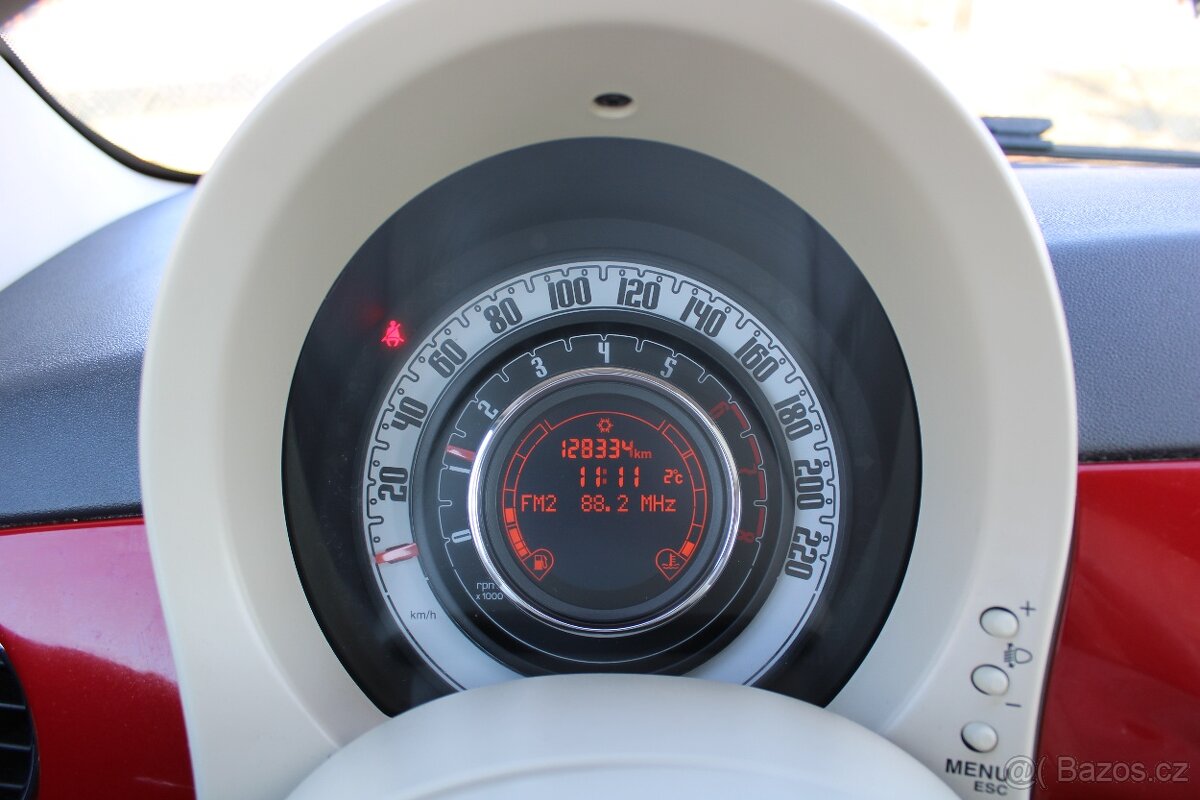 Fiat 500, 1,2i 51KW, KLIMA, SERVISKA, r.v. 2012 - 12