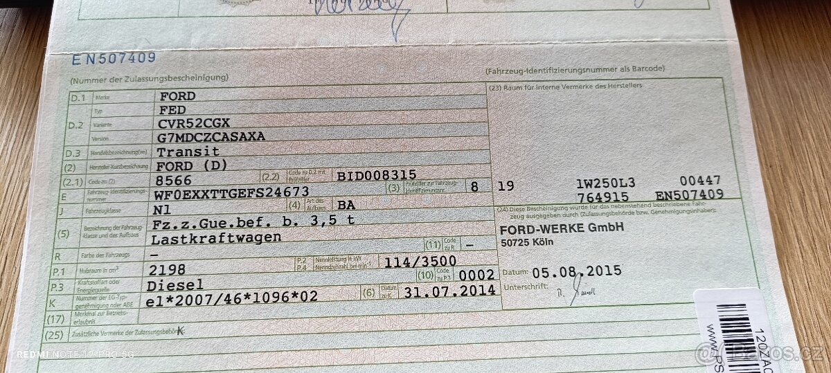 Prodám Ford Transit 2,2 TDCI 114kW, doublecab valník 7míst. - 12