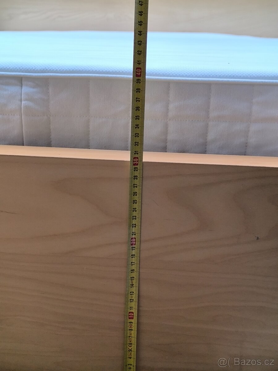 Prodám manželskou postel + Matrací 160cm x 200cm - 12