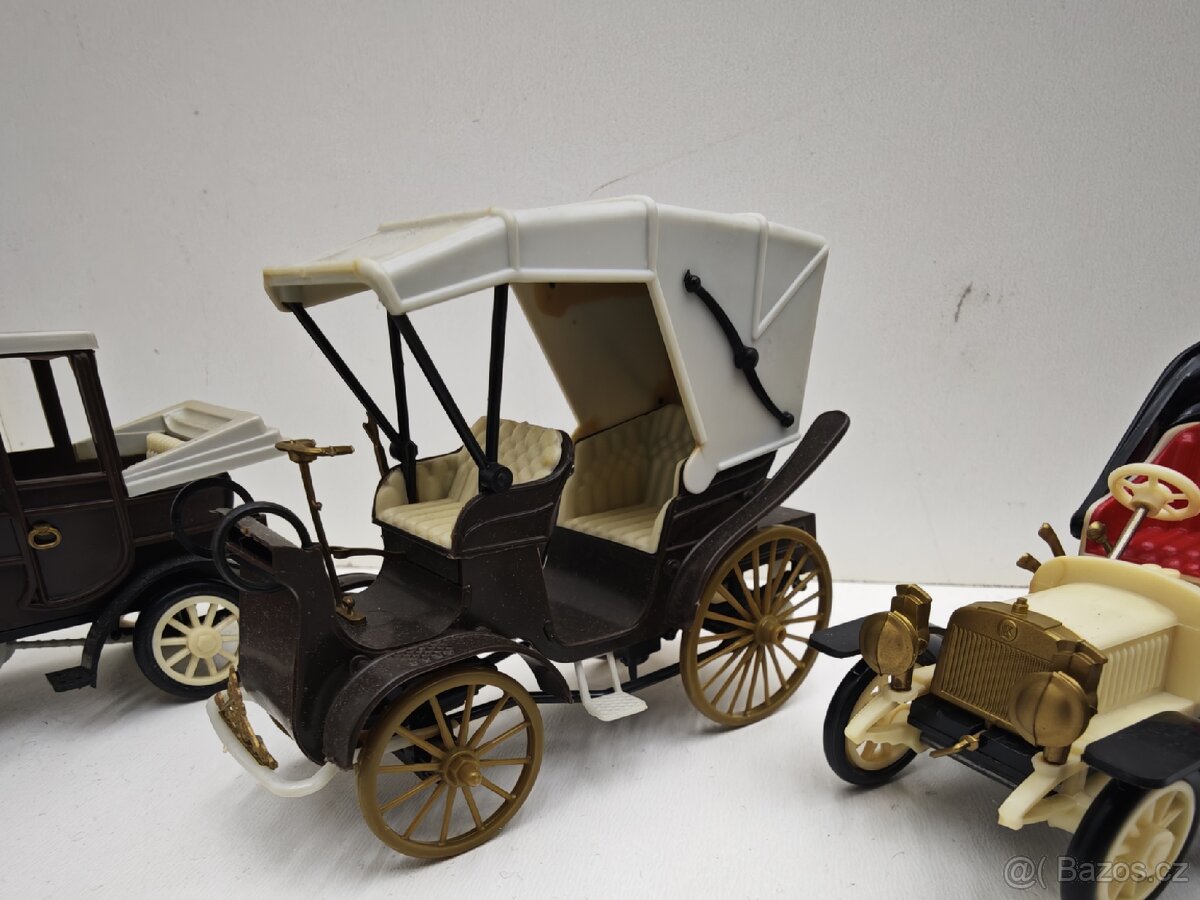 Staré retro hračky,autíčka igra oldtimer - 12