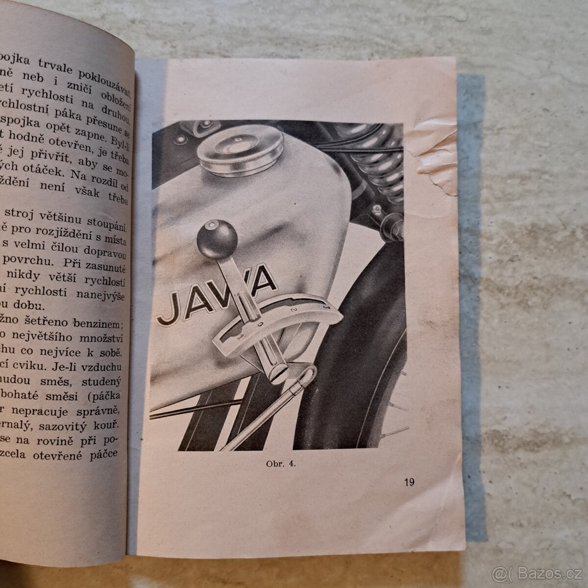 Príručka Jawa 250 Špeciál FJ Předválečna - 12