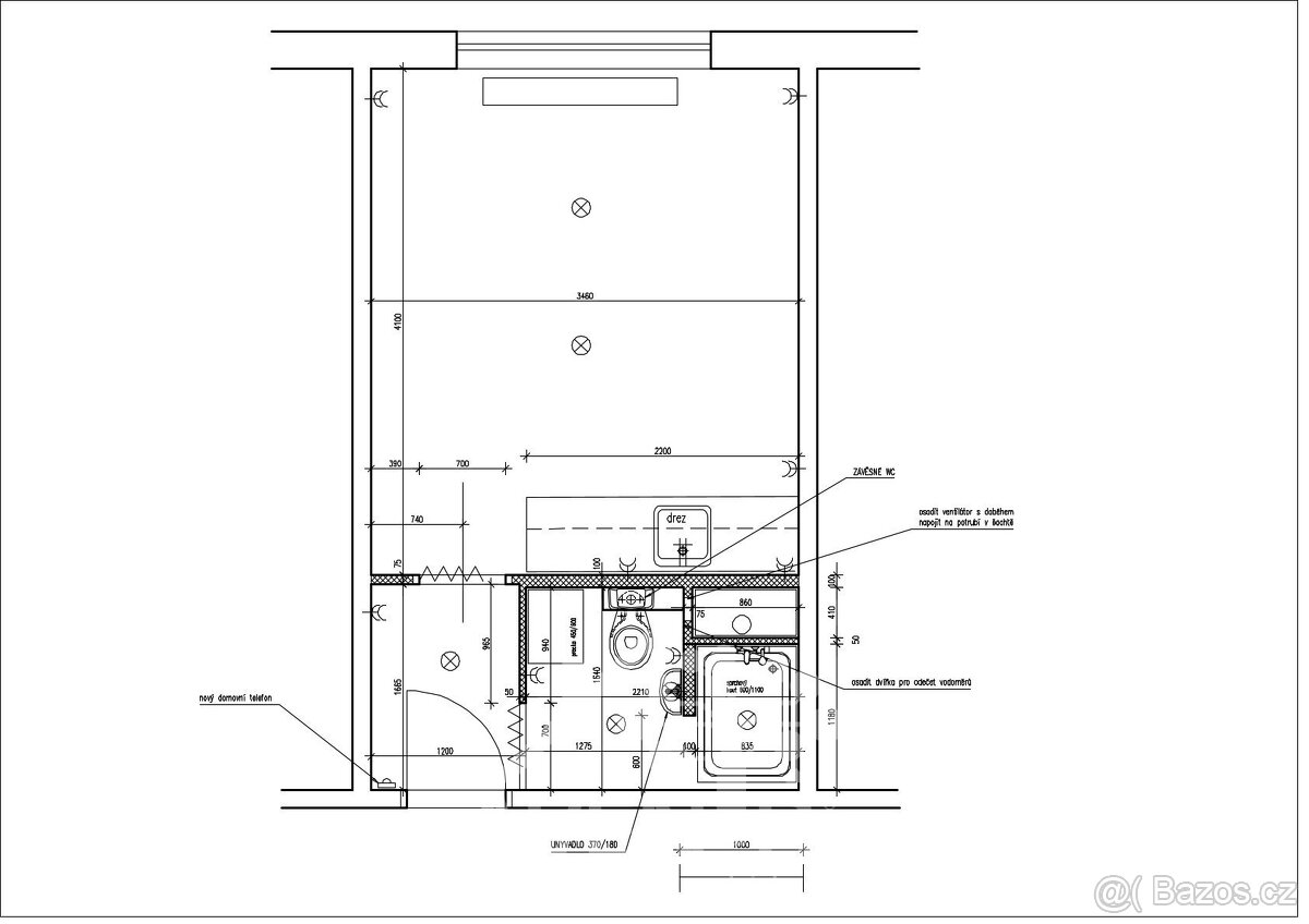 Pronájem bytu 1KK, 20 m², Na Výšině 26, Jablonec n. N. - 12