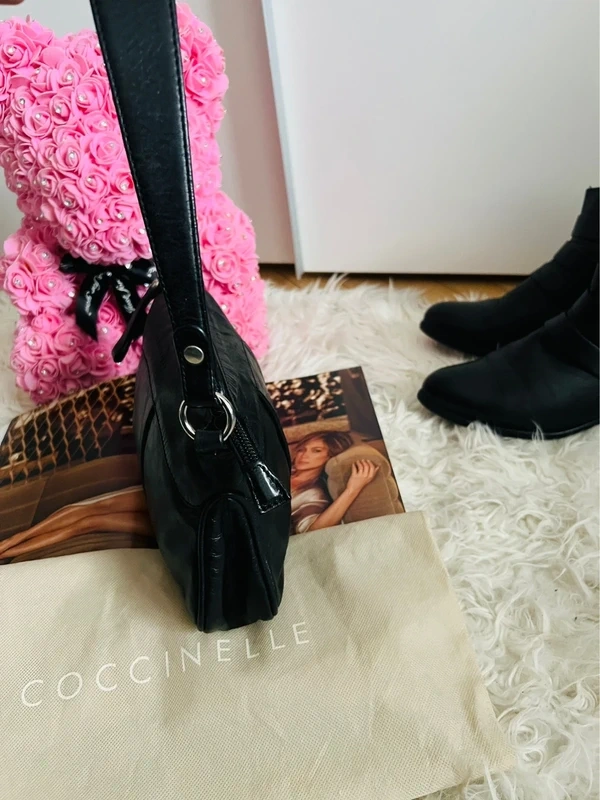 🌸Coccinelle🌸pravá kůže luxusní nádherná kabelka prostorná - 12