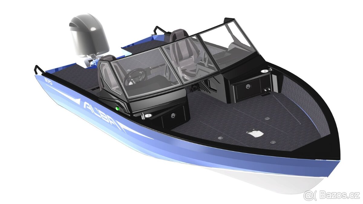 Prodám špičkový rybářský hliníkový člun ALBA 570 - 12