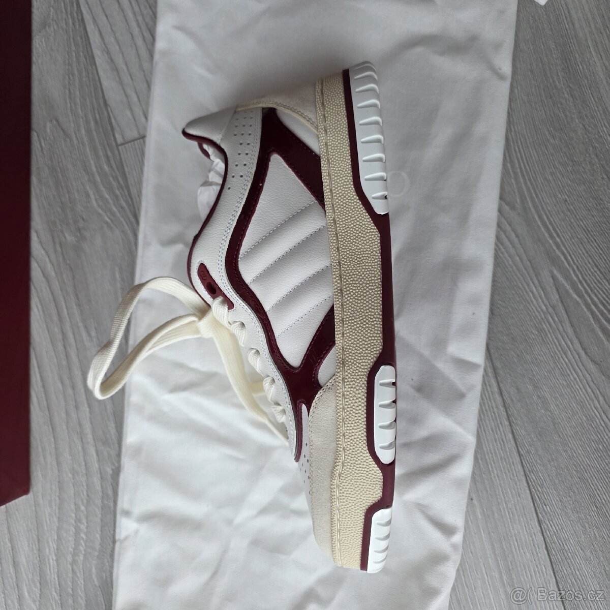 Gucci re-web white red trainers - 12