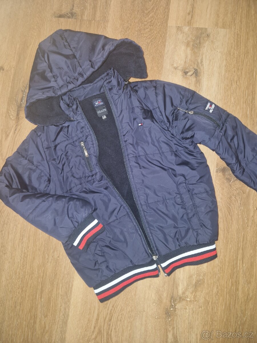 Chlapecká klučičí zimní bunda značková Tommy hilfiger 140 - 12