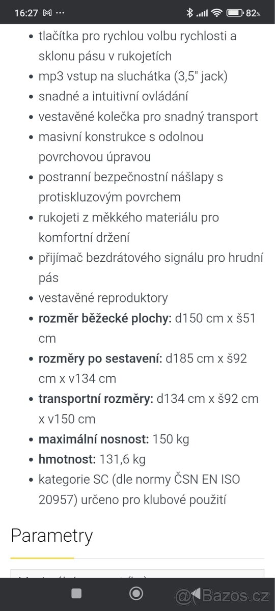 Běžící pás ISPORTLINE - 12