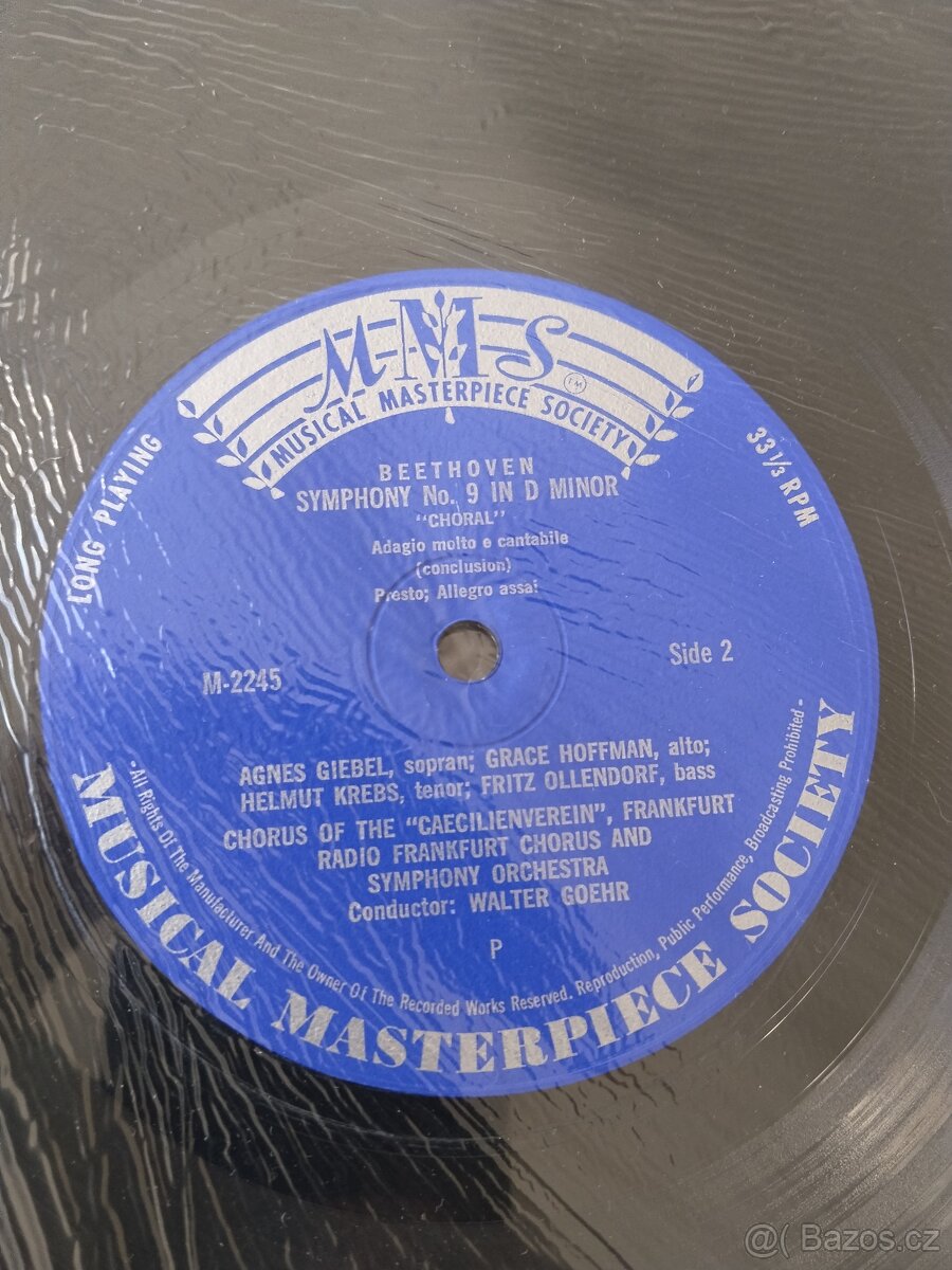 LP "vinyl " desky Mix Vážná hudba " BEETHOVEN " - 12