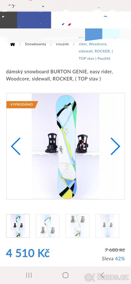 Damsky Snowboard Burton Genie 155 - 12