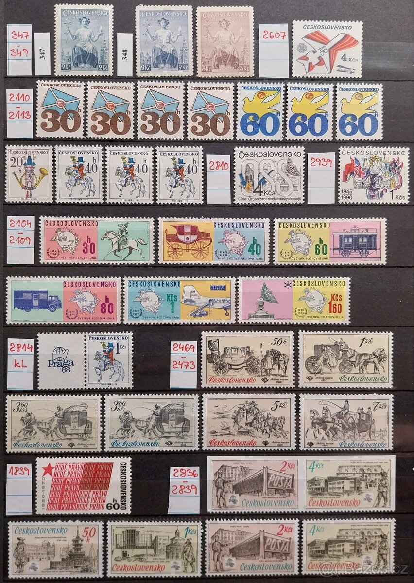 Známky ČSR – 5 - 12