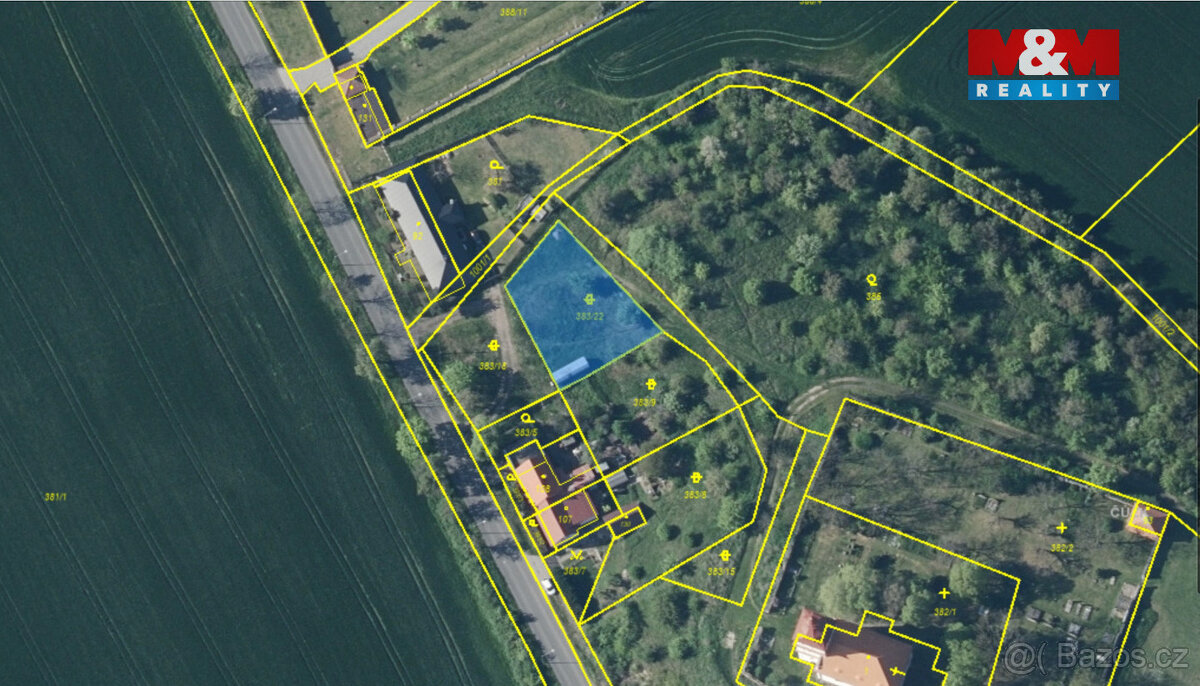 Prodej zahrady, 620 m², Údlice - 12