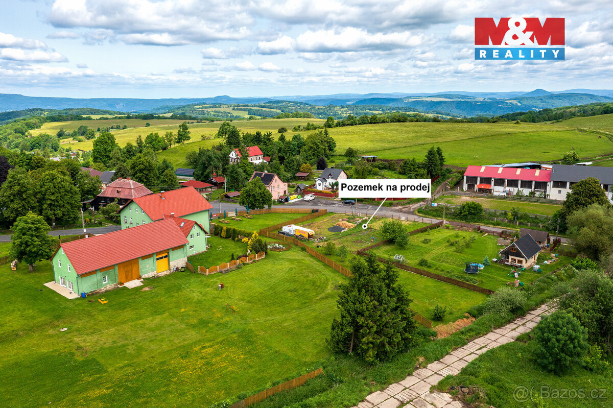 Prodej zasíťovaného pozemku, 1163 m2, Rychnov - Verneřice - 12