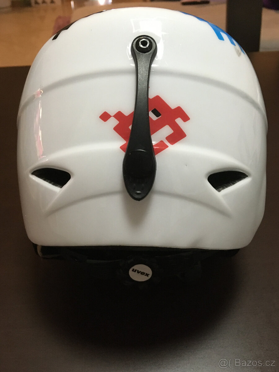 Lyže Salomon 90 cm, lyžáky vel. 32, helma UVEX - 12