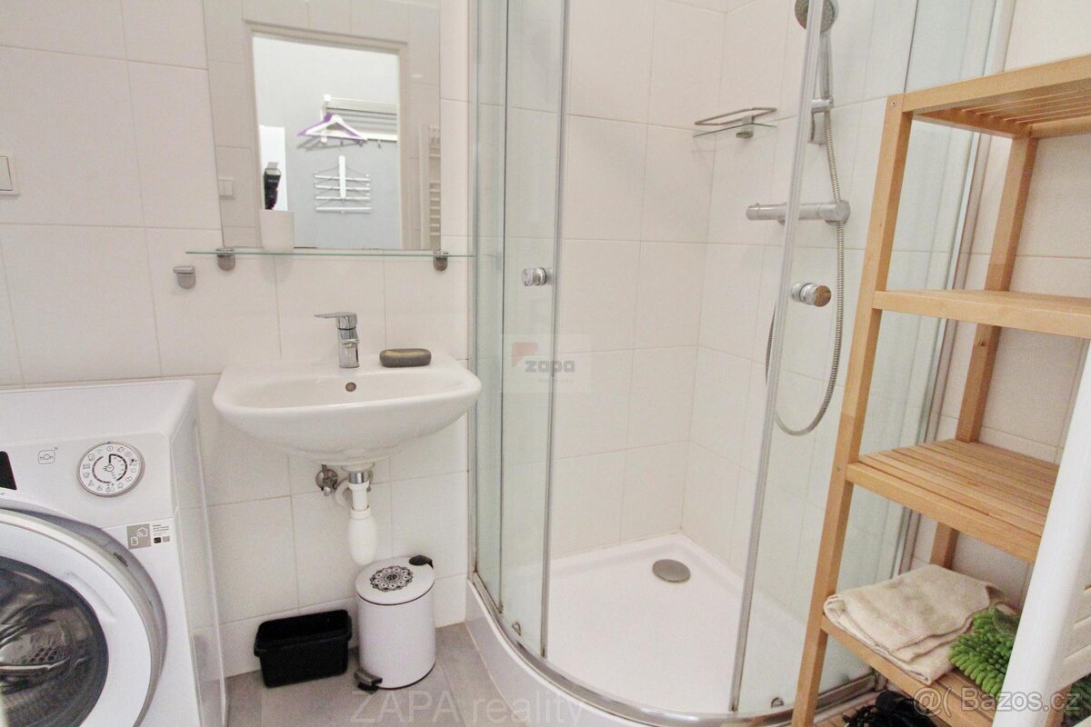 Pronájem bytu 2+kk 42 m2 s patrem na spaní, Praha 5 Smíchov, - 12