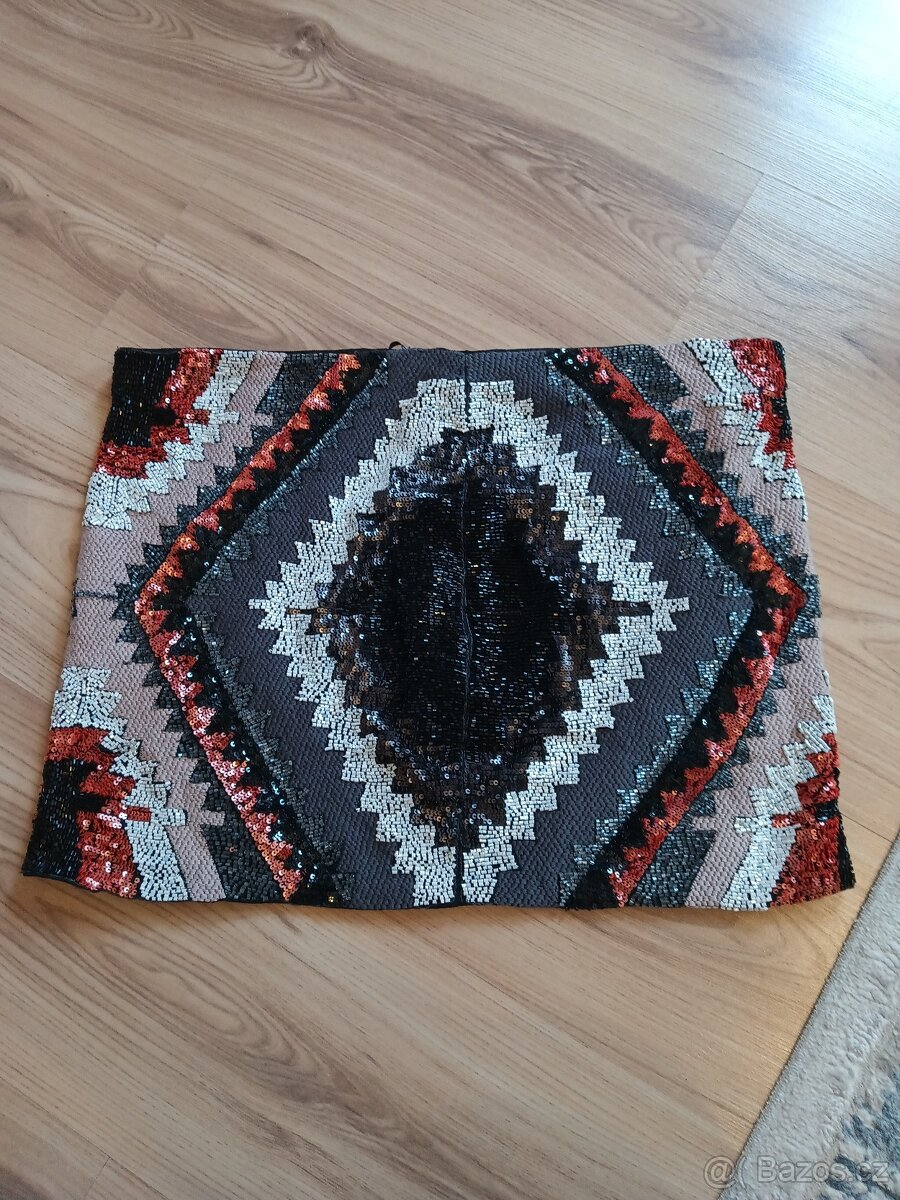 Nová dámská sukně s korálky ZARA - 12