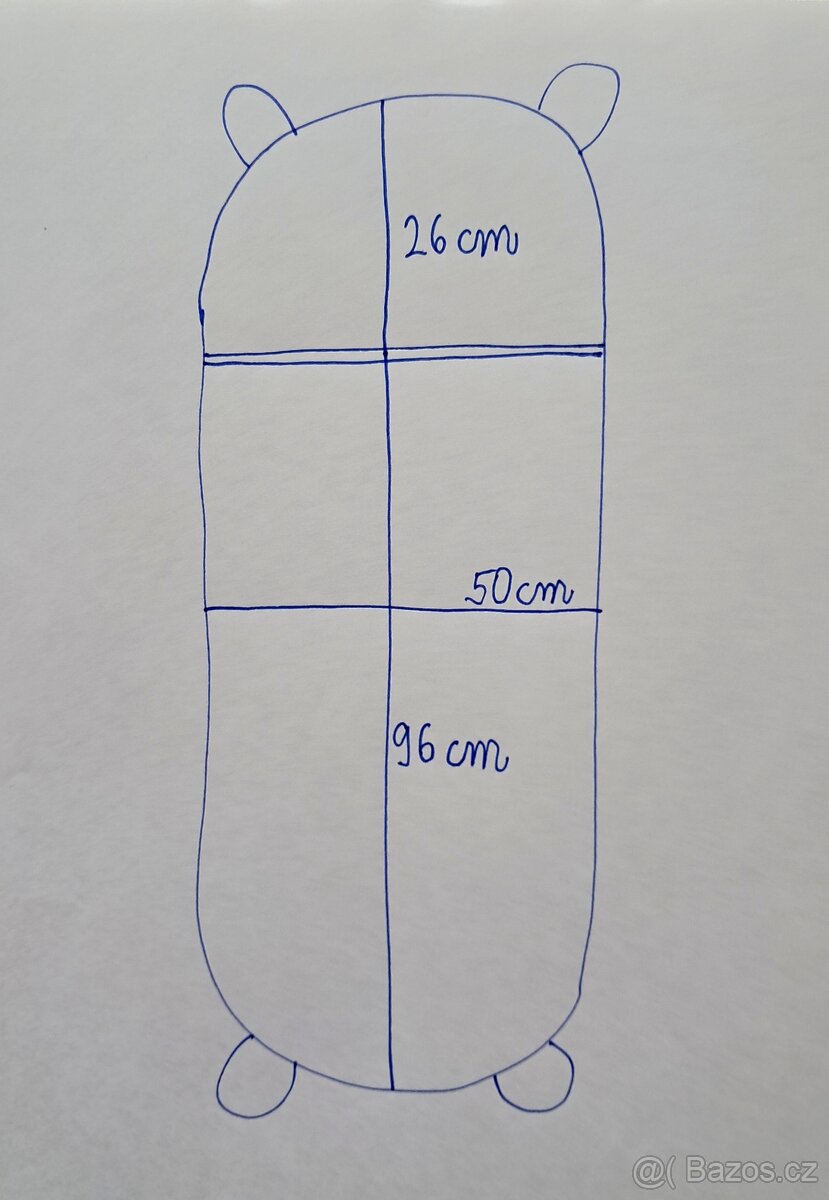 Dětský spací pytel panda, medvídek - 12