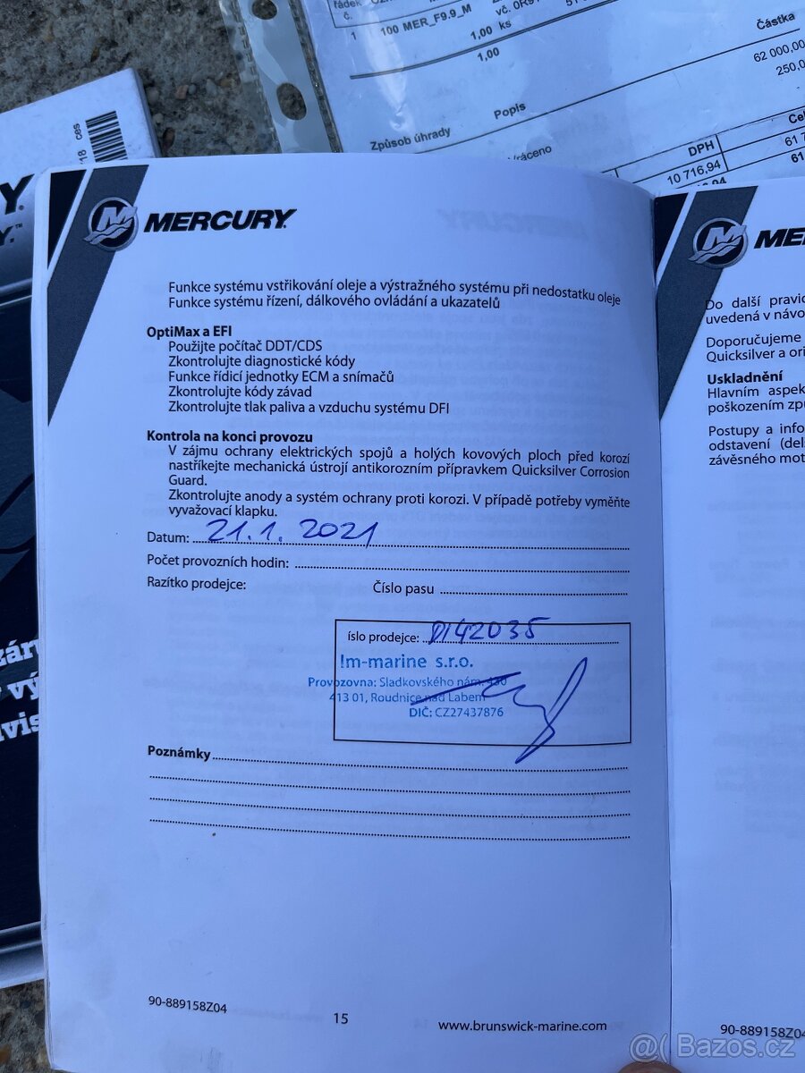 Mercury marine F9,9M - 12