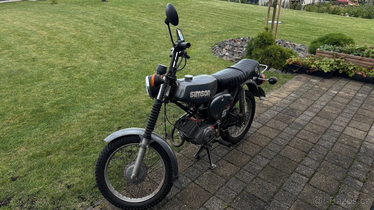Simson S51 Enduro, originál, platné doklady a STK,pojízdný - 12