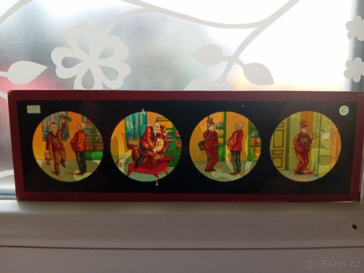 Sklíčka do magické lucerny staré (historické) - 12