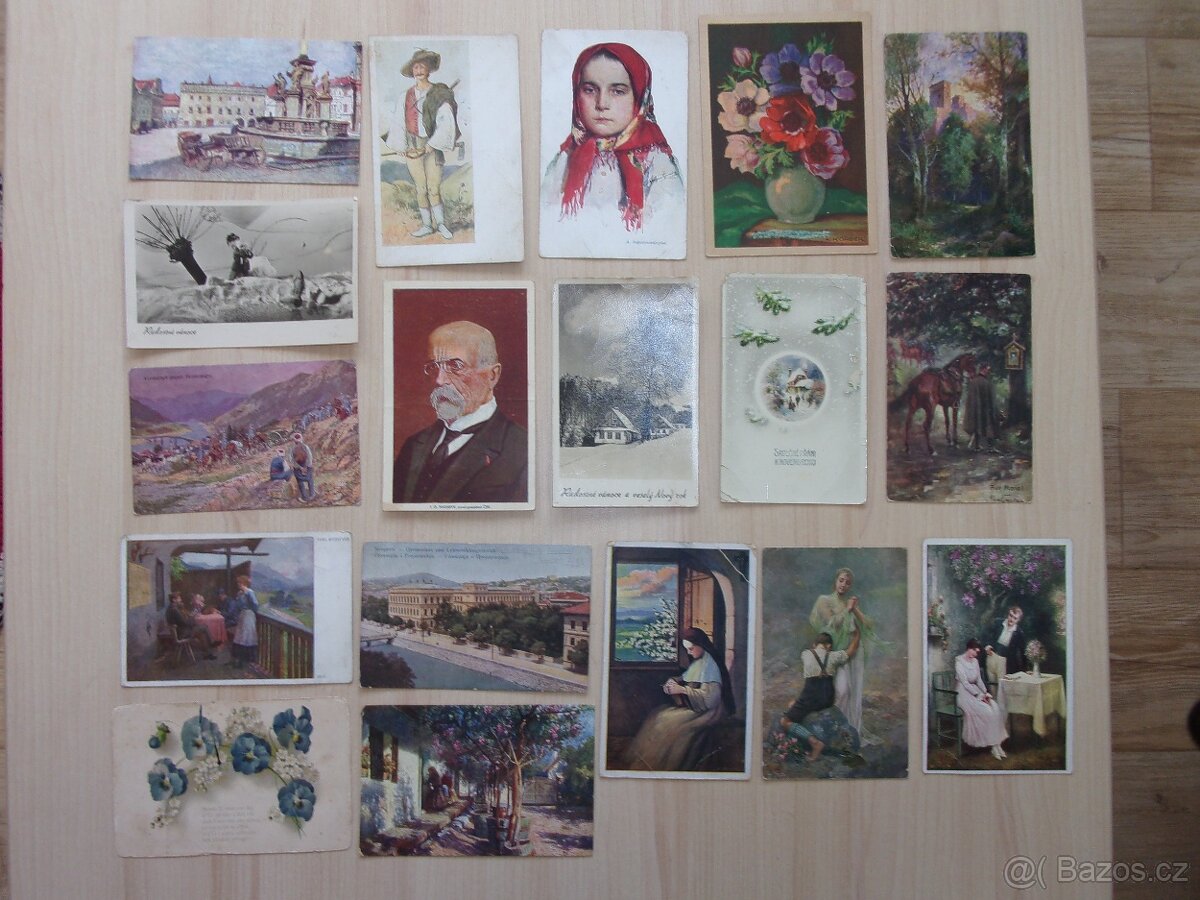 STARÉ ALBUM, ZÁSOBNÍK + POHLEDNICE, DOPISNICE... - 12