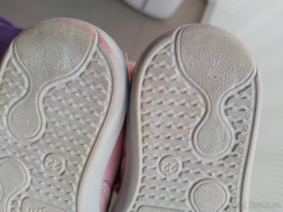 Barefoot kotníkové boty Superfit Superfree Nappa Rosa vel. 2 - 12