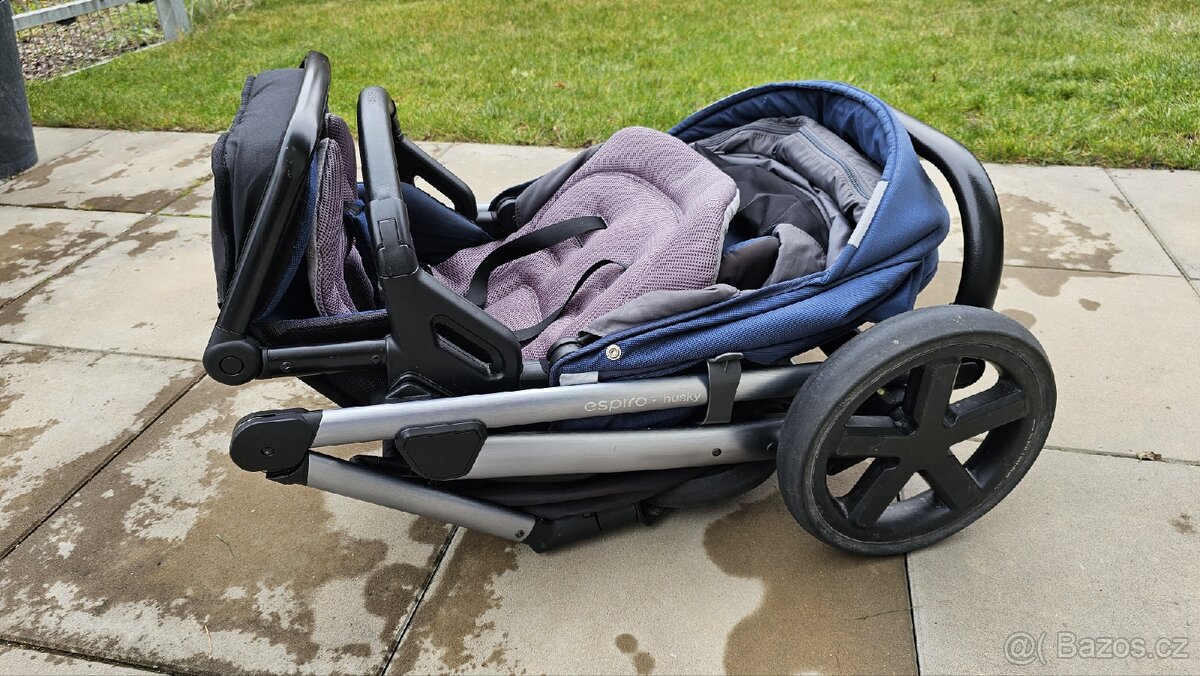 Kočárek Espiro Husky dvojkombinace - 12
