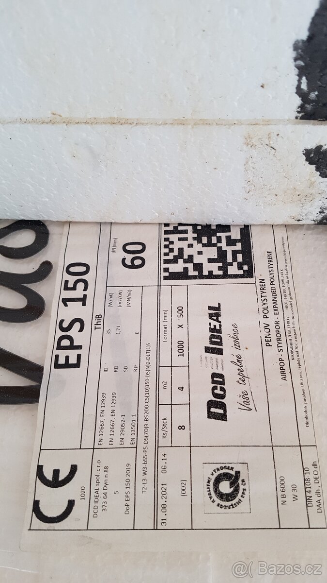 polystyren fasádní, zbytky ze stavby - 12