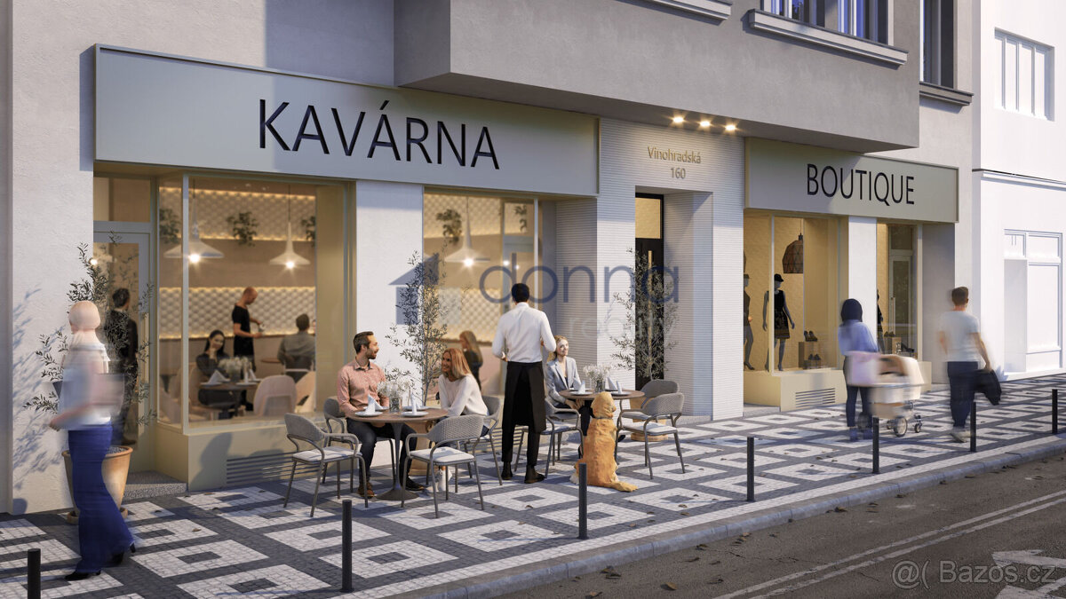 Prodej bytu 3+kk 117.9 m² + Terasa 25,4 m², ul. Vinohradská - 12