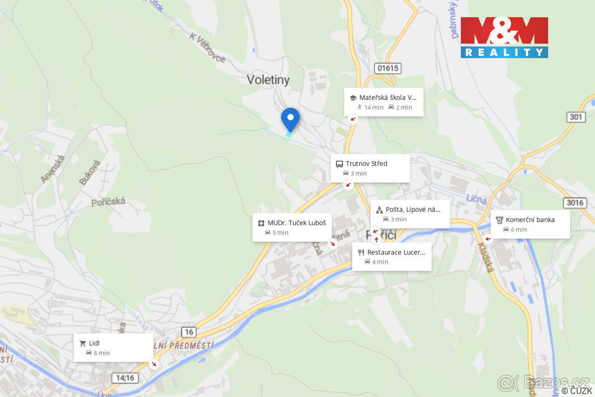 Prodej pozemku k bydlení, 2437 m², Trutnov - 12