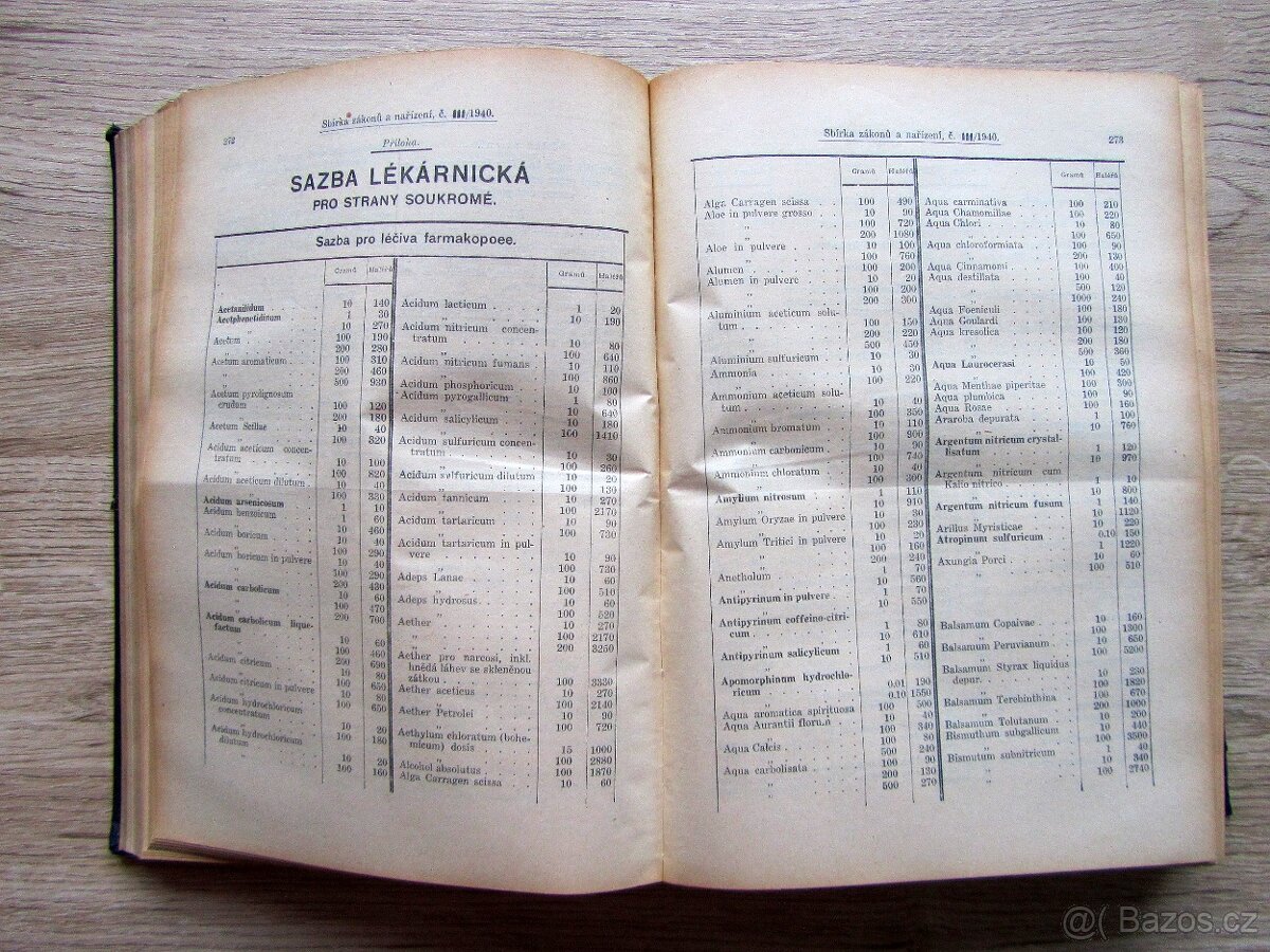 Sbírka zákonů a nařízení 1940 Sammlung se státním znakem - 12