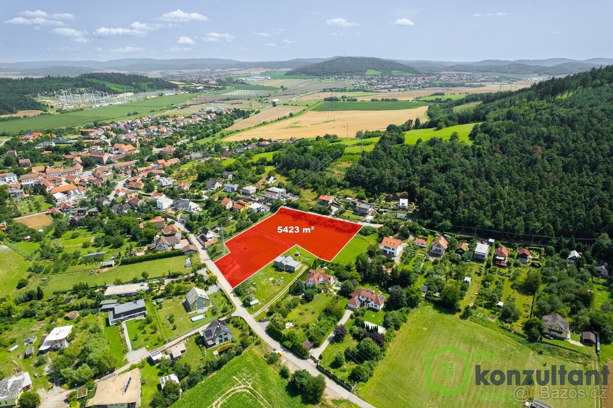 Prodej pozemky pro bydlení, 1 414 m² - Hradčany, ev.č. 00691 - 12