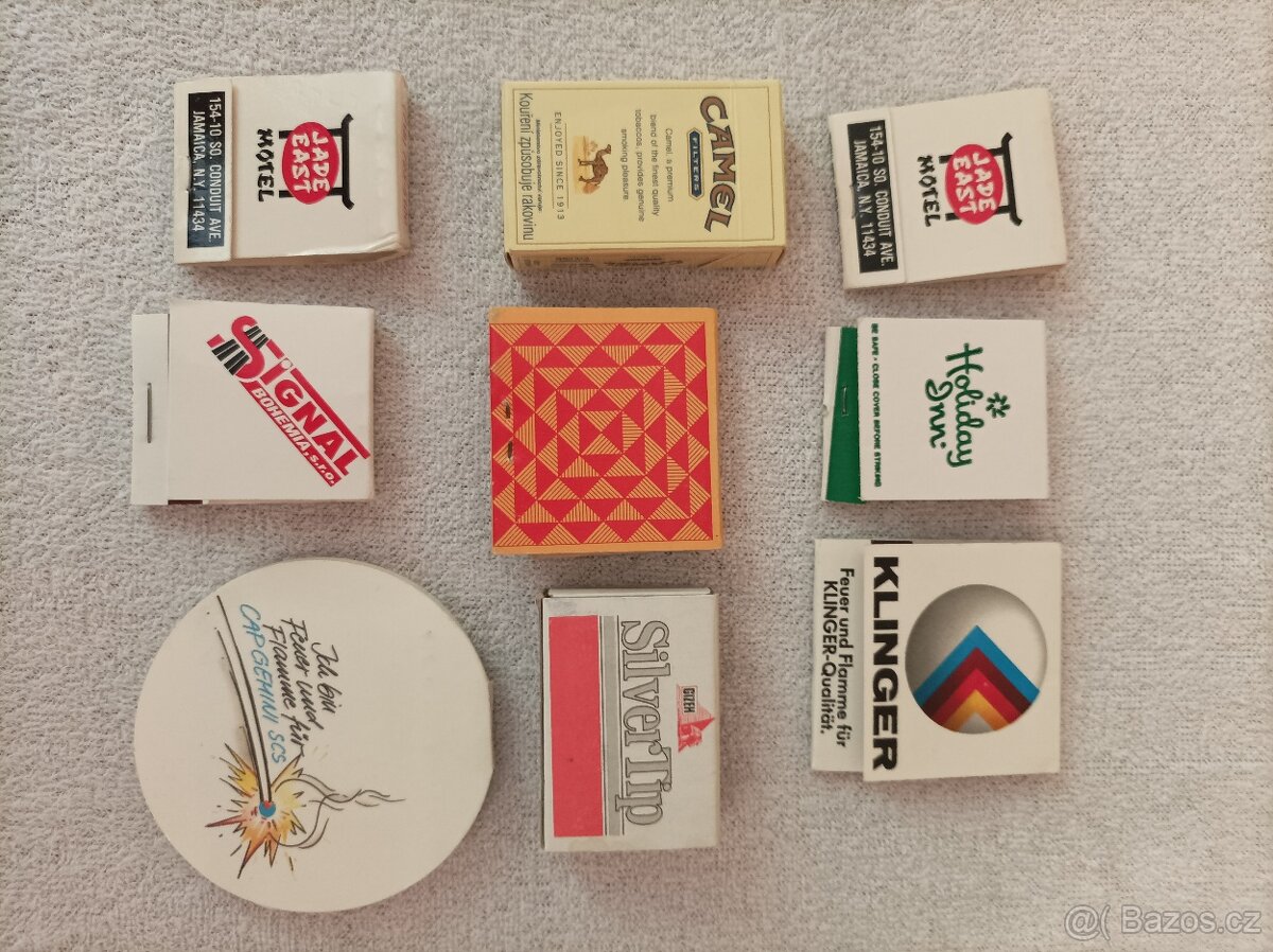 Pivní tácky, etikety,vignety, sirky - 12