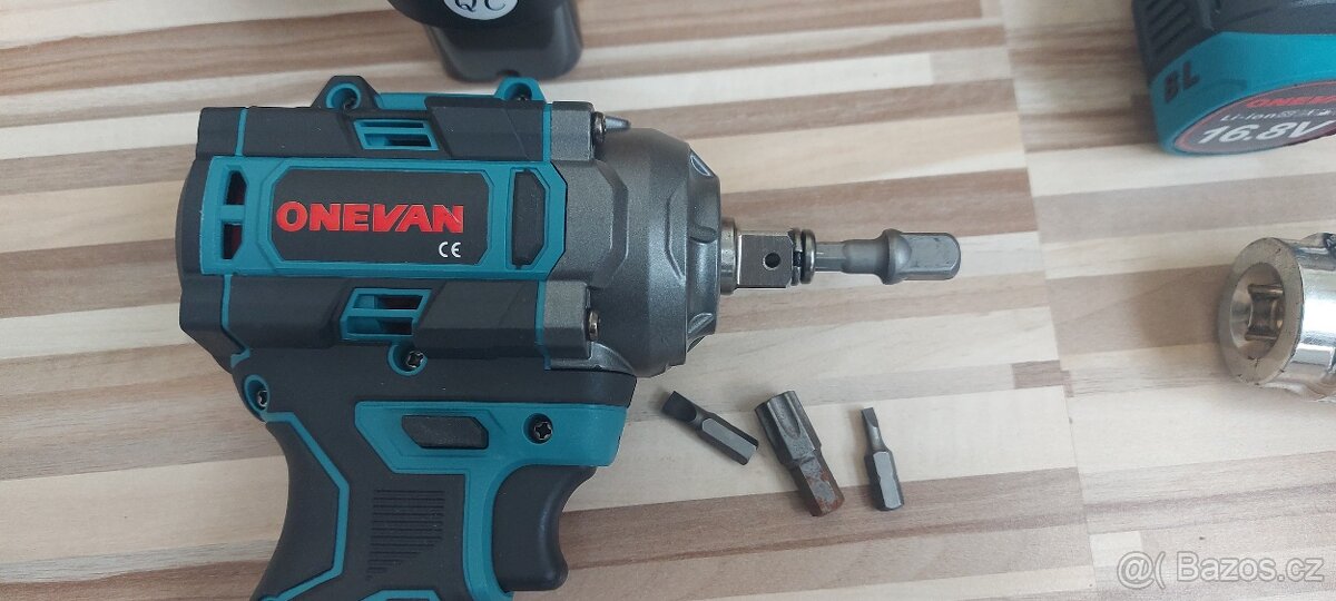 Aku MINI Rázový utahovák-vrtačka,2xAku+nabíječka,NEW. - 12