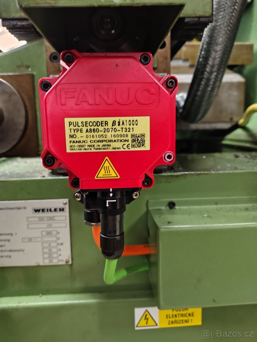 Prodám malý přesný soustruh Weiler 120CNC - 12