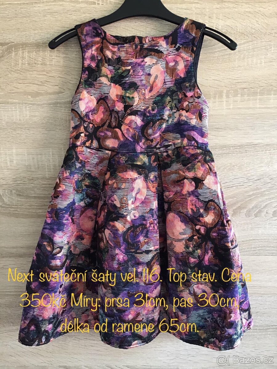 Dívčí šaty a sukně vel. 116 - 12