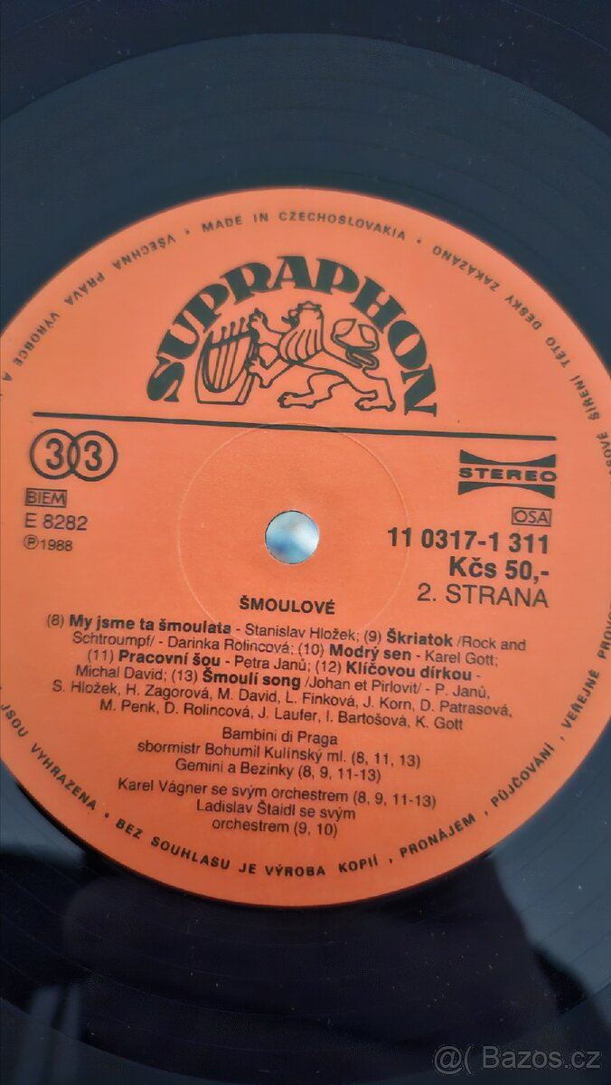 Gramofon Sencor+spousta LP a SP gramofonových desek - 12