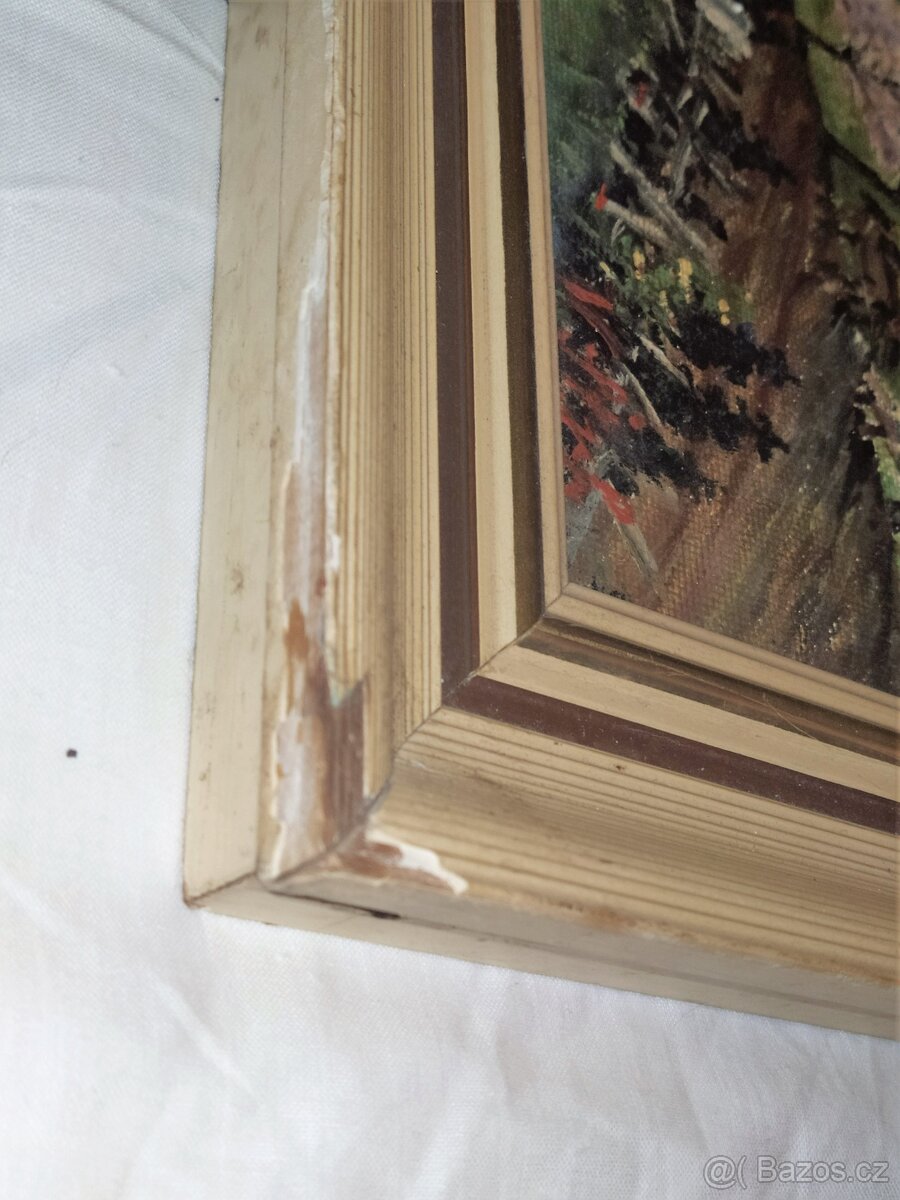 Obraz 61 × 51 , olejomalba / na kartonu - 12