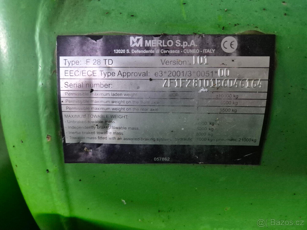 Teleskopický manipulátor Merlo TF 40.7 - 12