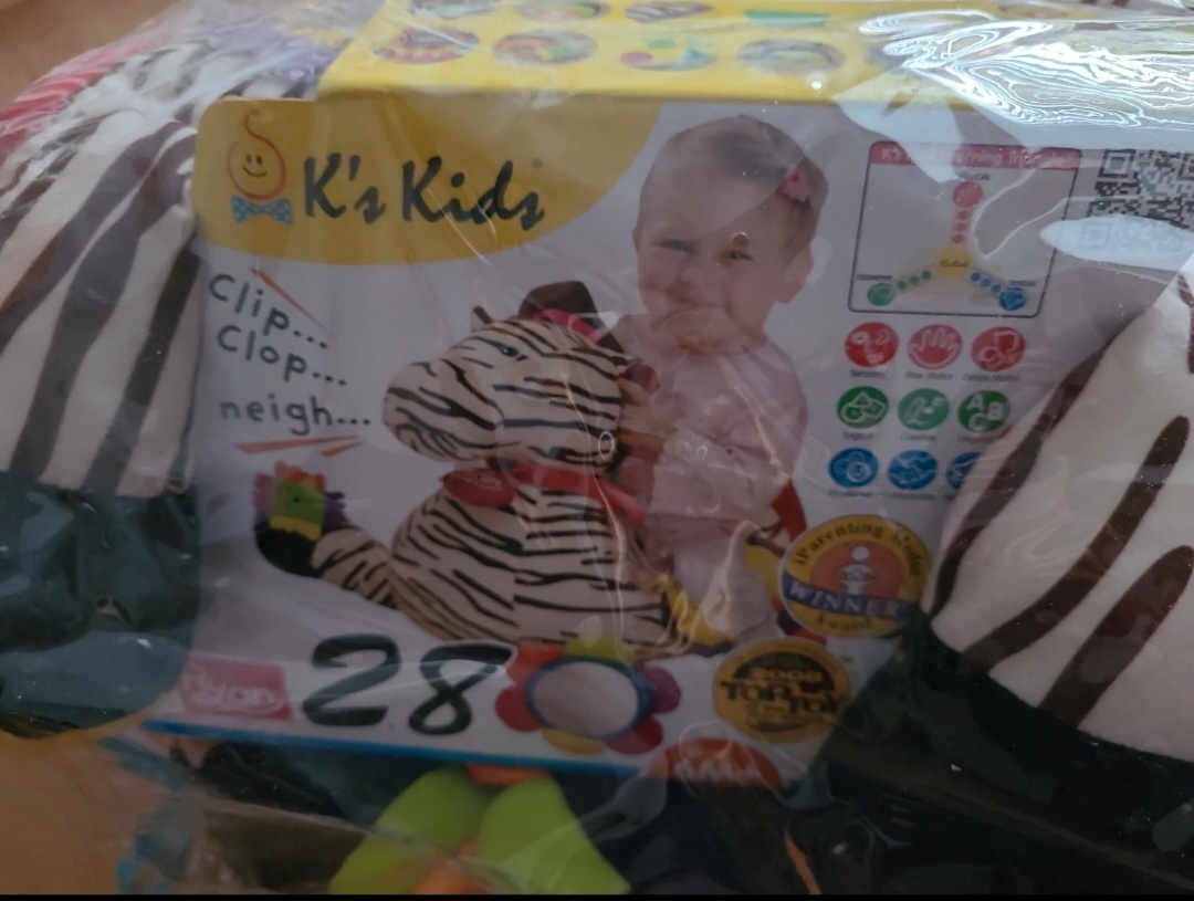 Zebra v původním obale K's Kids - 12