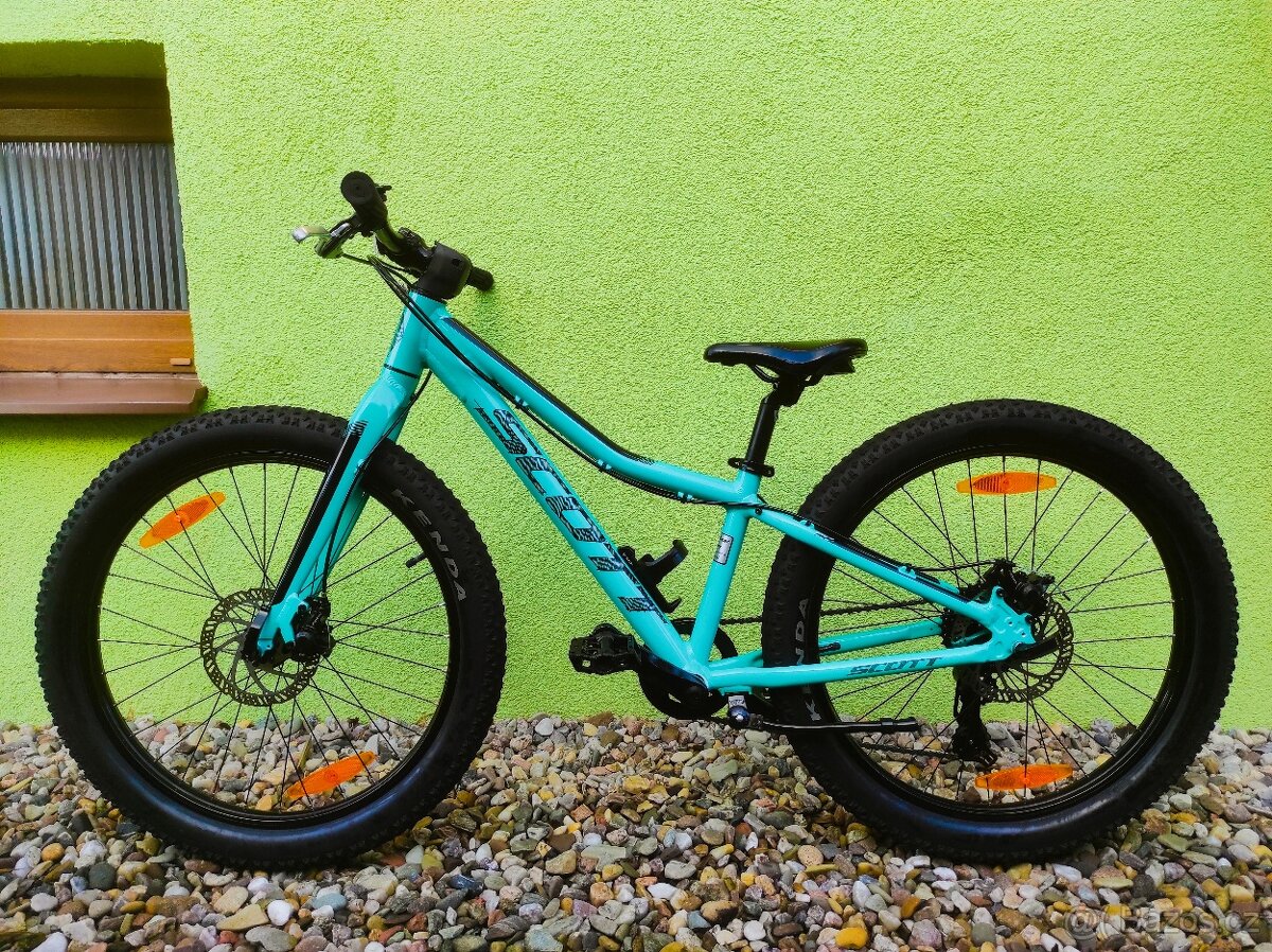 Značkové dětské kolo Scott Roxter 24" disc teal blue - 12