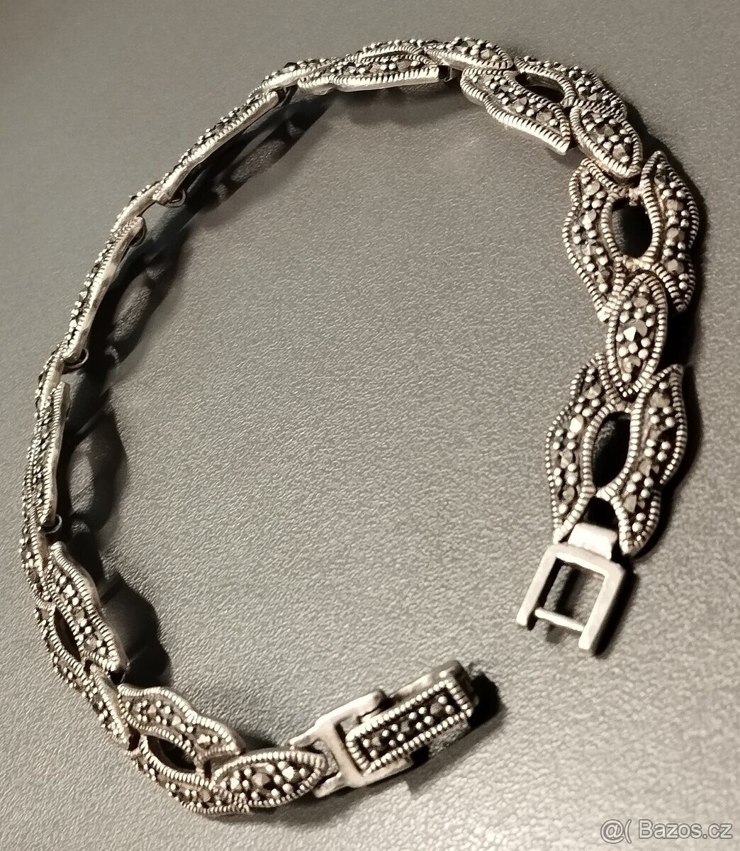 ART DECO DÁMSKÝ NÁRAMEK TEODOR FAHRNER 1930👍👍👍 - 12