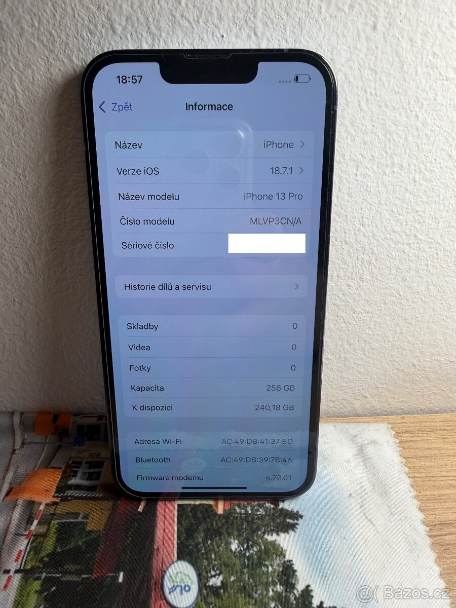 Apple iPhone 13 Pro, Sierra Blue 256GB - 12