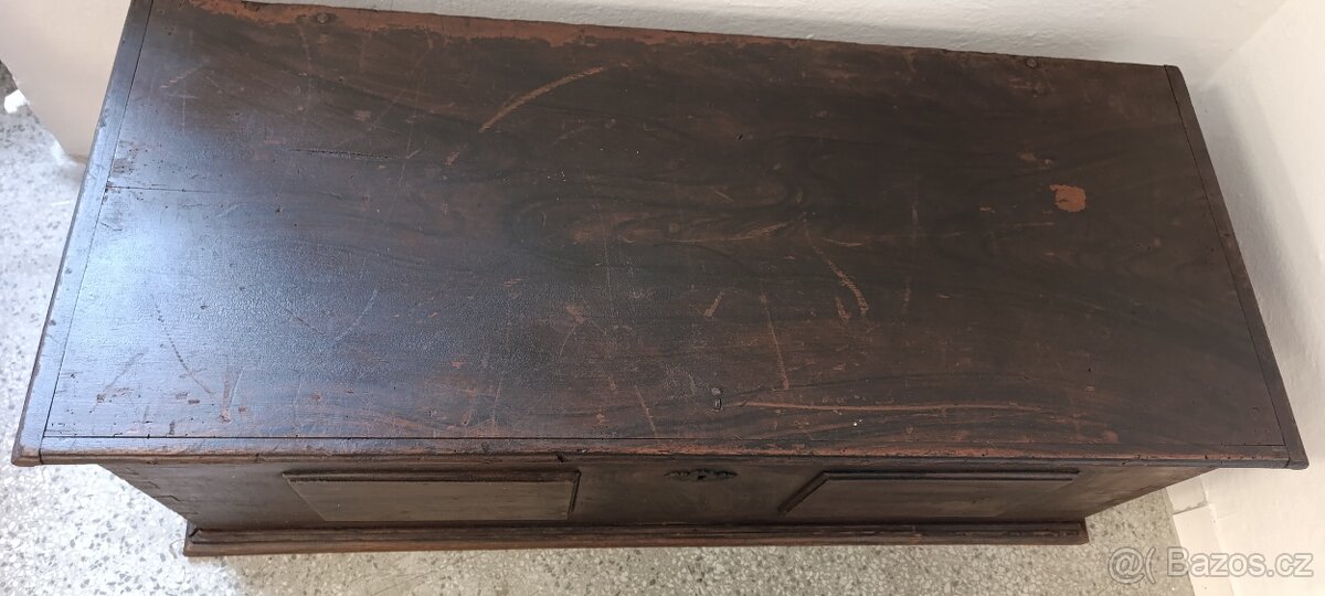 Starožitná truhla, masív, Nábytek s příběhem - 12